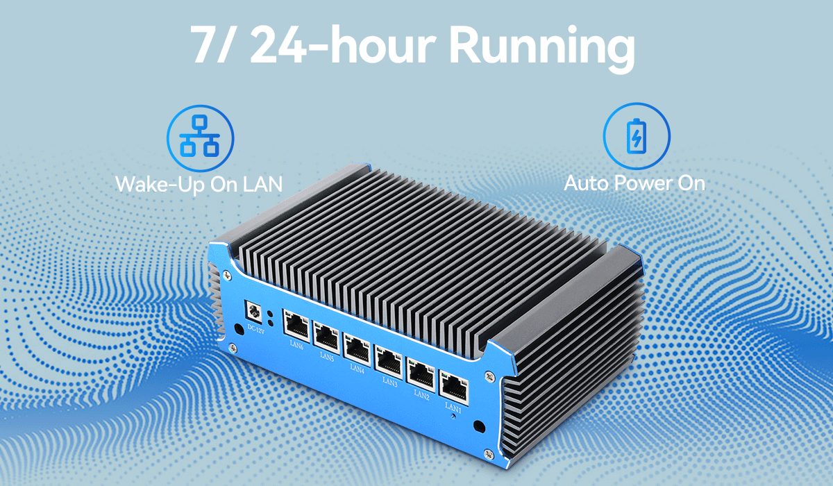 Soft Router Pc 6 RJ45 Ethernet Soft Router PC With DDR4 Up To 8G And Intel Celeron ...