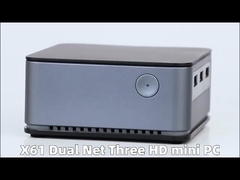 Intel Celeron 11th Generation N5105 Mini Computer LPDDR4X 16GB With Dual LAN 3 HDMI