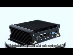 Intel Core Series Processor Industrial Fanless Computer Mini PC With Dual LAN Dual COM