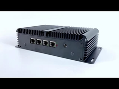 DDR4 16G RAM Intel N100 Fanless Industrial Mini PC 4 LAN Dual COM Linux With WIFI