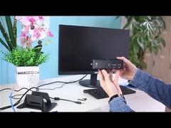 Single Ethernet Fanless Mini PC 6USB Interfaces Protable Computer For Home Office