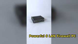 Intel N100 Processor Firewall Mini PC With 6 LAN 1 HD-MI 1 DP