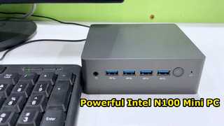 Intel N100 Processor Dual LAN Mini PC With Four USB DDR4 46GB RAM For Home Office