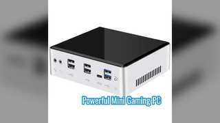 Mini Gaming PC Intel Core Dual LAN DDR4 Fan
