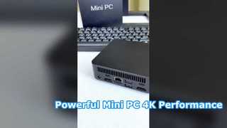 Intel N250 Processor Mini Pc With 1 Gigabit Ethernet Port 2HD-MI 1Type-C For Home Office And Gaming
