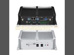 Fanless Industrial PC Dual LAN Dual COM Win10 Linux