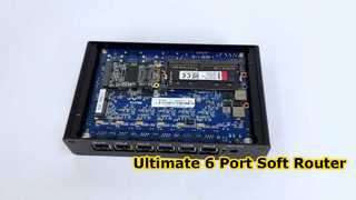 Mini PC With Intel Pentium 4415U Processor 6 Intel I225 Gigabit LAN Ports
