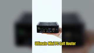 Industrial Mini PC With Intel AlderLake N100 Processor Dual LAN Ports 4 Serial Ports 