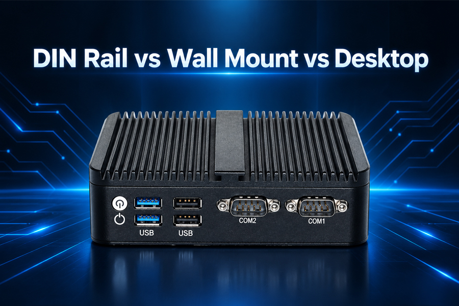 Latest company blogs about DIN Rail vs Wall Mount vs Desktop: Choosing the Right Mounting for Your Industrial Mini PC