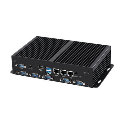 Buy Industrial Mini Fanless Computer Intel Core Series Processor 1115G4 3LAN 6COM DDR4 RAM online manufacture