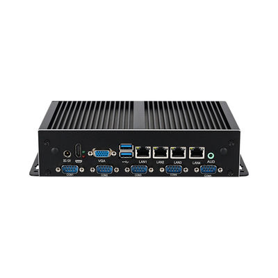 Buy Intel Series Fanless Industrial Mini Computer 4 Gigabit Ethernet LAN 6COM online manufacture