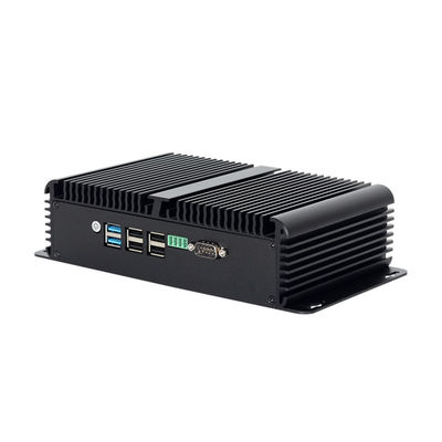 Buy DDR4 16G RAM Intel N100 Fanless Industrial Mini PC 4 LAN Dual COM Linux With WIFI online manufacture
