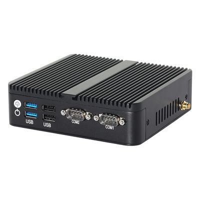 Buy J6412 N100 Processor Mini Fanless PC DDR4 Dual LAN Dual COM RS232 Triple Display online manufacture