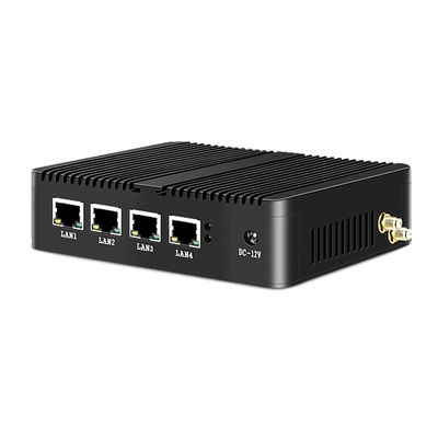 Buy 4 LAN DDR3L Firewall Router Fanless Mini PC Intel Celeron Series J1900 online manufacture