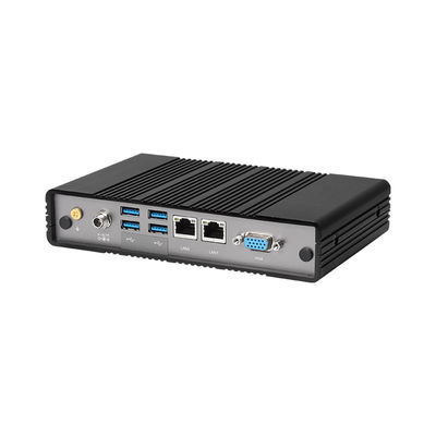 Buy Intel Atom E3940 DDR3L 8GB Industrial PC Dual LAN Dual COM Fanless Mini Computer online manufacture