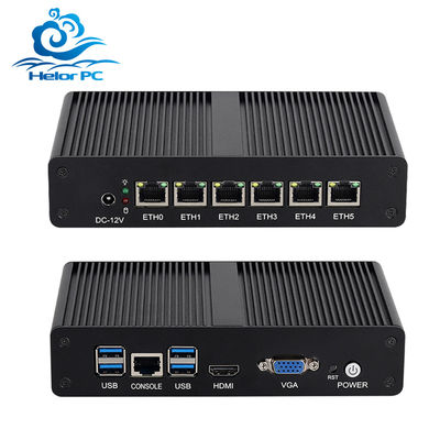 Buy Intel Pentium 4405U 6LAN RJ45 Software Router DDR4 With Dual Screen Display online manufacture