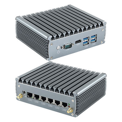 Buy Intel Celeron 3865U 2 Cores 2 Threads Firewall Mini PC Router With 6 Ethernet DDR4 online manufacture