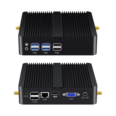 Buy Intel Core Series Fanless Home Office Mini PC With DDR3L Up To 8G And 8USB Ports online manufacture