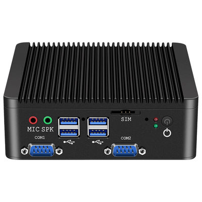 Buy Intel Celeron J4105 Fanless Industrial PC With Dual LAN Dual COM Linux And DDR4 online manufacture