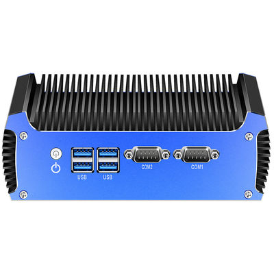 Buy Dual LAN Dual COM Intel Fanless Mini PC With DDR3 RAM Up To 8GB Linux And mSATA online manufacture