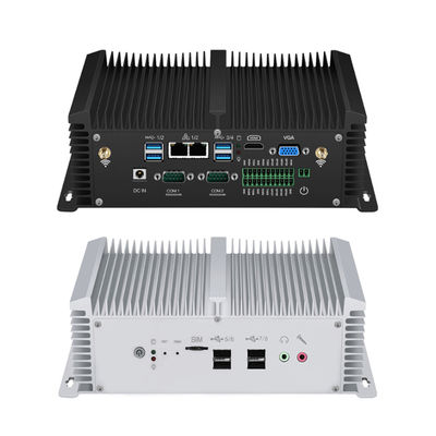 Buy Dual LAN Dual COM Fanless Industrial PC With Dual Channel DDR4 Windows 10 Linux online manufacture