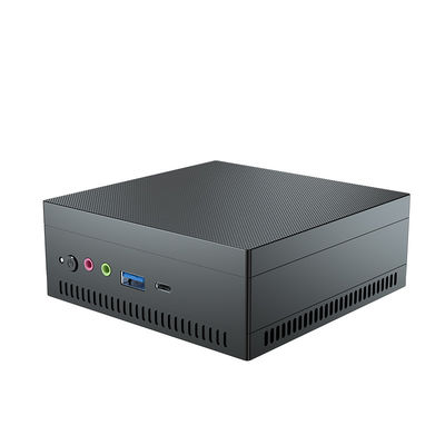 Buy AMD Athlon Gold 3150U Black Mini PC With Aluminum Alloy Chassis For Home Office online manufacture