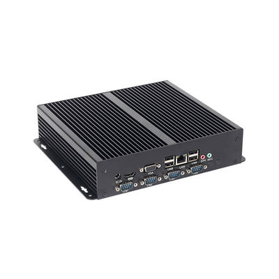 Buy Intel Pentium 2117U Fanless Industrial PC With 4COM Ports Linux Supports HD Display online manufacture