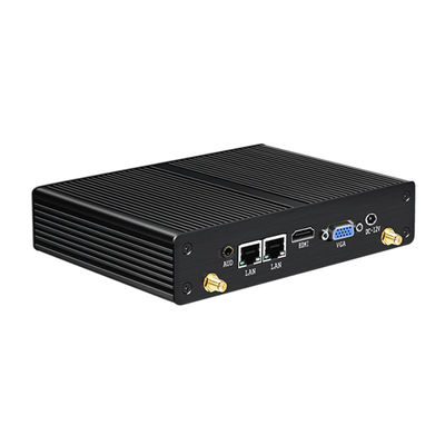 Buy Intel Pentium Fanless Industrial PC With Black Chassis mSATA SSD Storage And HDMI online manufacture