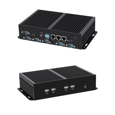 Buy Intel Celeron Fanless Industrial Mini Desktop PC With Aluminum Chassis WiFi online manufacture