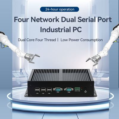 Buy Intel Core I7-6500U Processor With Four LAN and Dual COMs  Industrial Mini PC online manufacture