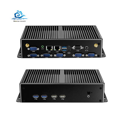 Buy Industrial Mini PC with 6 RS232 Ports Low Power 12V and 6 USB Ports Fanless Design for Embedded Applications online manufacture