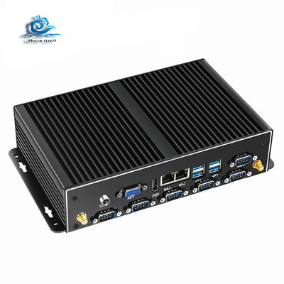 Buy Fanless Industrial PC with 6*RS232/485 and 8*USB Ports Featuring Intel Core i5 4200U Processor online manufacture