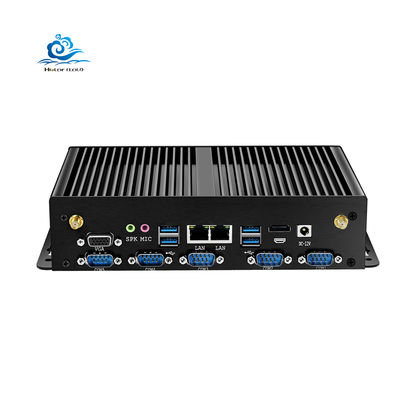 Buy HLY J1900 Industrial PC with 8 USB Ports 3G/4G LTE and Compact Size 235x137x55mm Fanless Embedded Computer online manufacture
