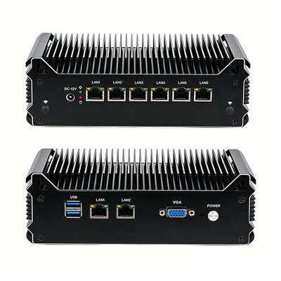 Buy Firewall 8 Intel 1211AT Gigabit Ethermet Ports Soft Router Intel Celeron 3865U Processor DDR4 2 USB 3.0 Mini Pc online manufacture