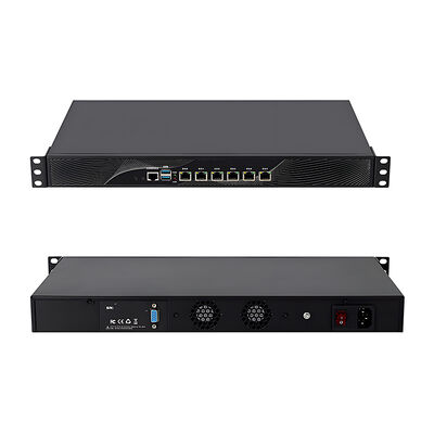 Buy 1U Firewall Router With Intel Pentium 4405U Processor 6 Intel I225 2.5G Network Card LAN DDR4 2 USB 3.0 Win7 Win10 Mini Computer online manufacture