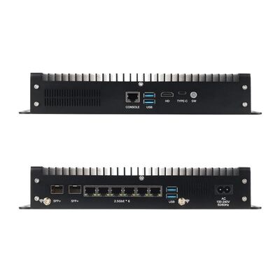 Buy Soft Router With Intel Core I5 1235U Processor 6 LAN Ports And 2 10G SFP Optical Ports For Enterprise Offices And Factories online manufacture
