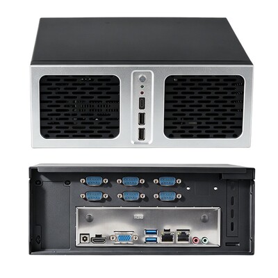 Buy Intel Celeron G6900 Processor Industrial Mini PC With 6 COM 2 LAN online manufacture