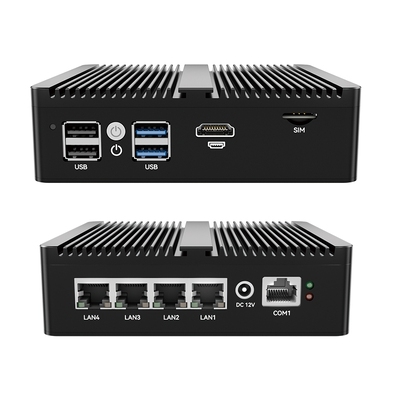 Buy Intel N5105 Processor Firewall Mini PC With 4 Lan 1 COM online manufacture