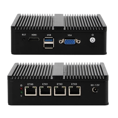 Buy DDR3 8GB Firewall Mini PC Router With Intel Celeron N2830 Fanless Cooling Method online manufacture