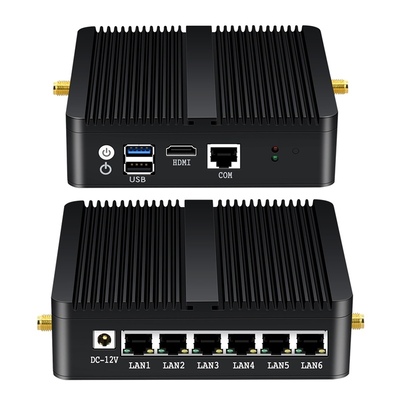 Buy 6 Ethernet Firewall Mini PC Intel Celeron J1900 With DDR3L RAM And MSATA SSD online manufacture