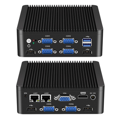 Buy Intel N5000 J4125 4 Core Mini PC With Dual LAN 6 COM And DDR4 Up To 8G online manufacture