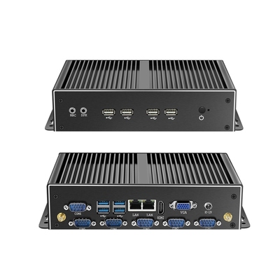 Buy HLY Fanless Industrial Mini PC with Intel Core i5 4200U Dual Gigabit Ethernet and RS232 Ports online manufacture