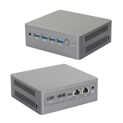 Buy Celeron N5095 Plastic Intel Mini PC With Dual LAN DDR4 16G Dual Band WiFi And Fan online manufacture