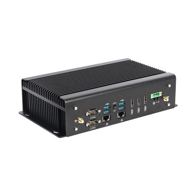 Fanless Industrial PC DDR4 Intel 11th Gen Core i7 10870H Mini PC With GPIO Dual LAN 6COM