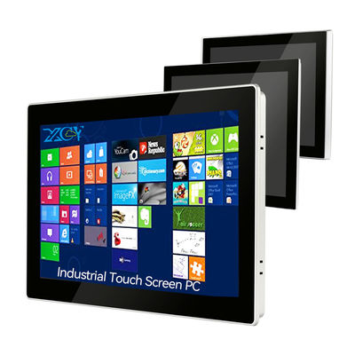 Fanless Industrial Touch Panel PC Intel Celeron J4125 DDR4 With Dual LAN GPIO