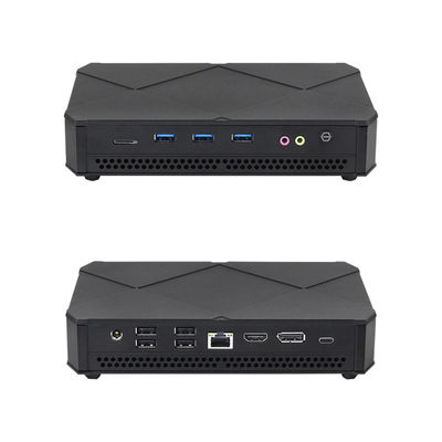 Intel Core i5 Series Black Mini PC With Dual M.2 SSD 2280 Dual Stable Cooling Fans