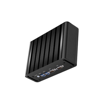2LAN 2COM Fanless Industrial PC Intel Core i5 Processor Aluminum Chassis Computer
