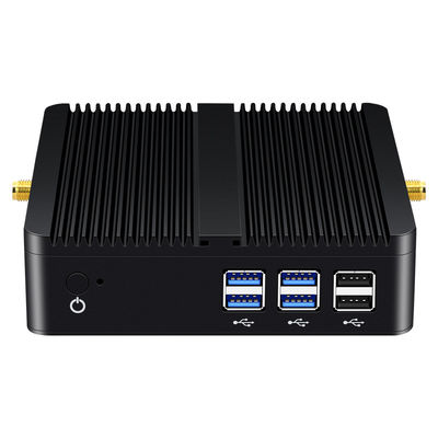 DDR3 RAM Fanless Mini PC Intel Processors Mini Desktop Computer Aluminum Chassis