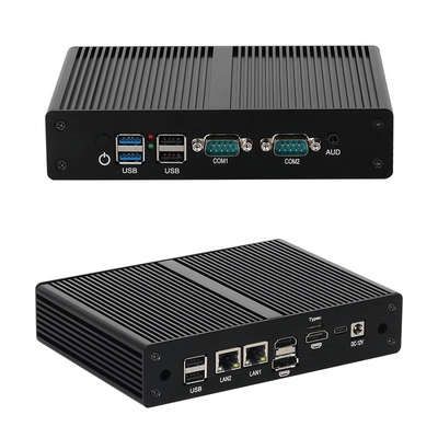 Intel N100 With 16 GB 2 LAN 2 COMs Fanless Industrial Mini PC