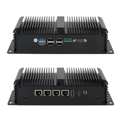 Intel N100 Processor With Four LAN Dual COM and Six USB Industrial Mini PC